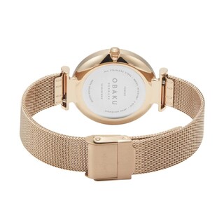 Foto 3 | Reloj Obaku Denmark V310lxvwmv Funkle Rose-oro Rosa