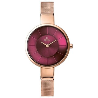Foto 1 | Reloj Obaku Denmark V149lxvqmv Sol Ruby-acero