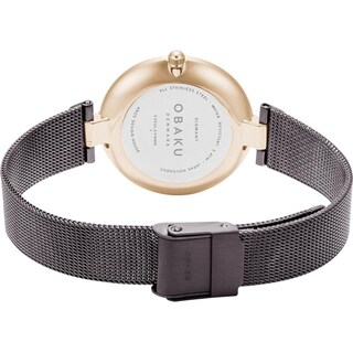 Foto 3 | Reloj Obaku Denmark V256lxvnmn Diamant Walnut-café
