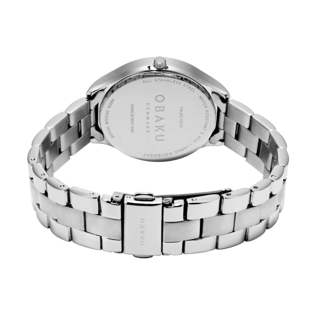 Foto 4 pulgar | Reloj Obaku Denmark V260lxcwsc-daf Falke Lille Brace-acero