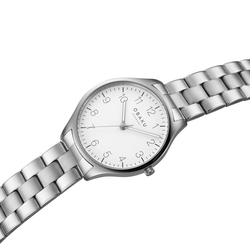 Foto 5 pulgar | Reloj Obaku Denmark V260lxcwsc-daf Falke Lille Brace-acero
