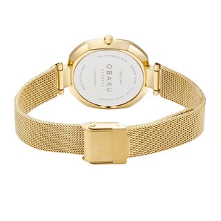 Foto 3 | Reloj Obaku Denmark V277lxgbmg Brilliant Dijon-dorado