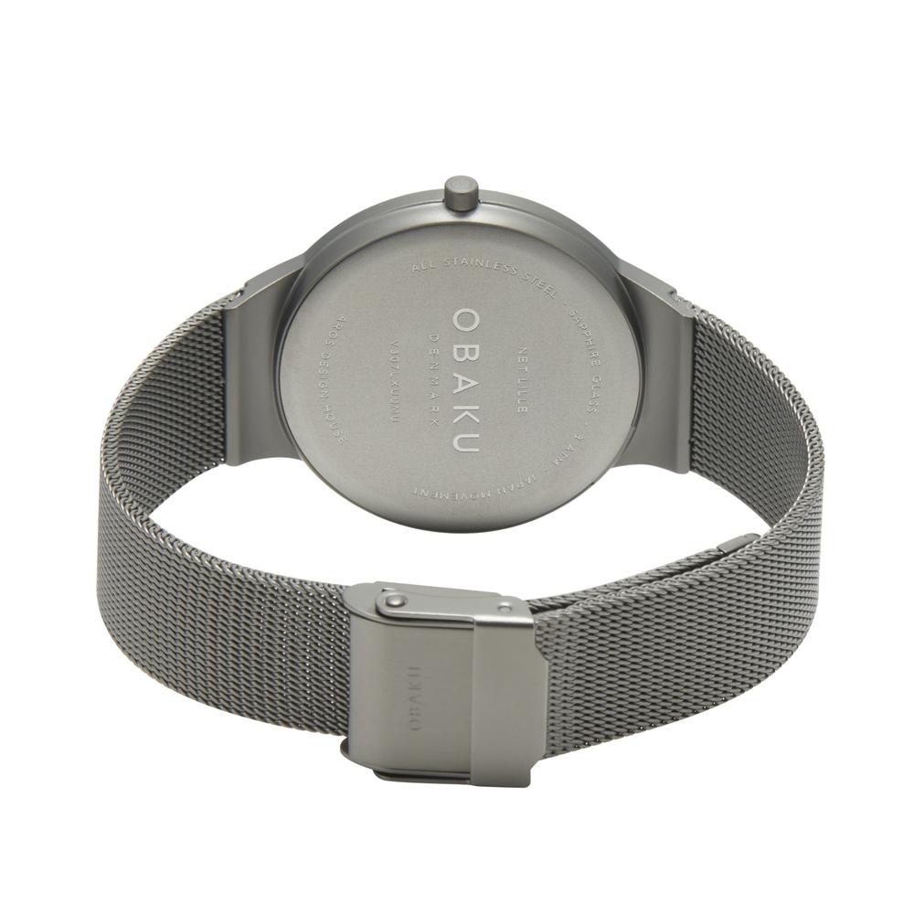 Foto 4 pulgar | Reloj Obaku Denmark V307lxuumu Net Lille Smokey-gris