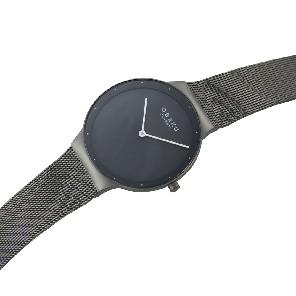 Foto 5 pulgar | Reloj Obaku Denmark V307lxuumu Net Lille Smokey-gris