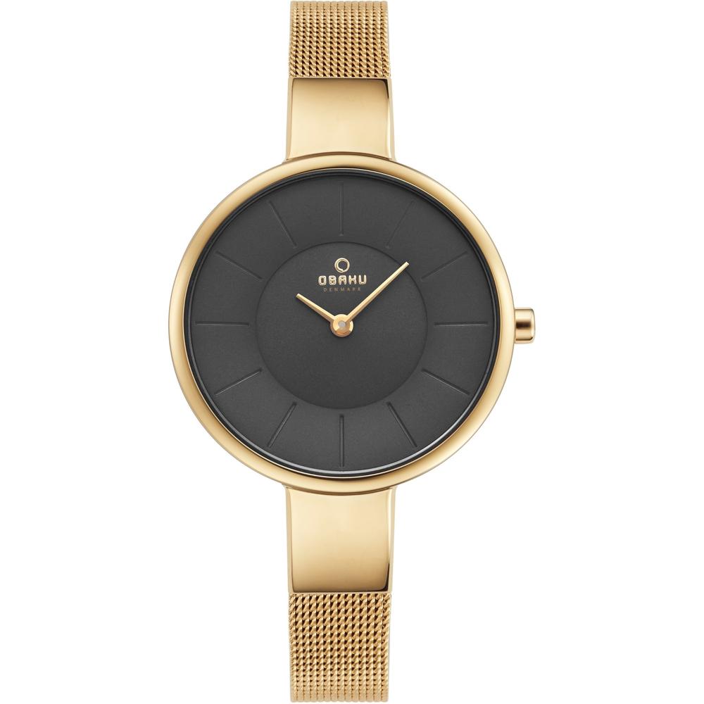 Foto 1 | Reloj Obaku Denmark V149lxgjmg Sol Dusk-dorado
