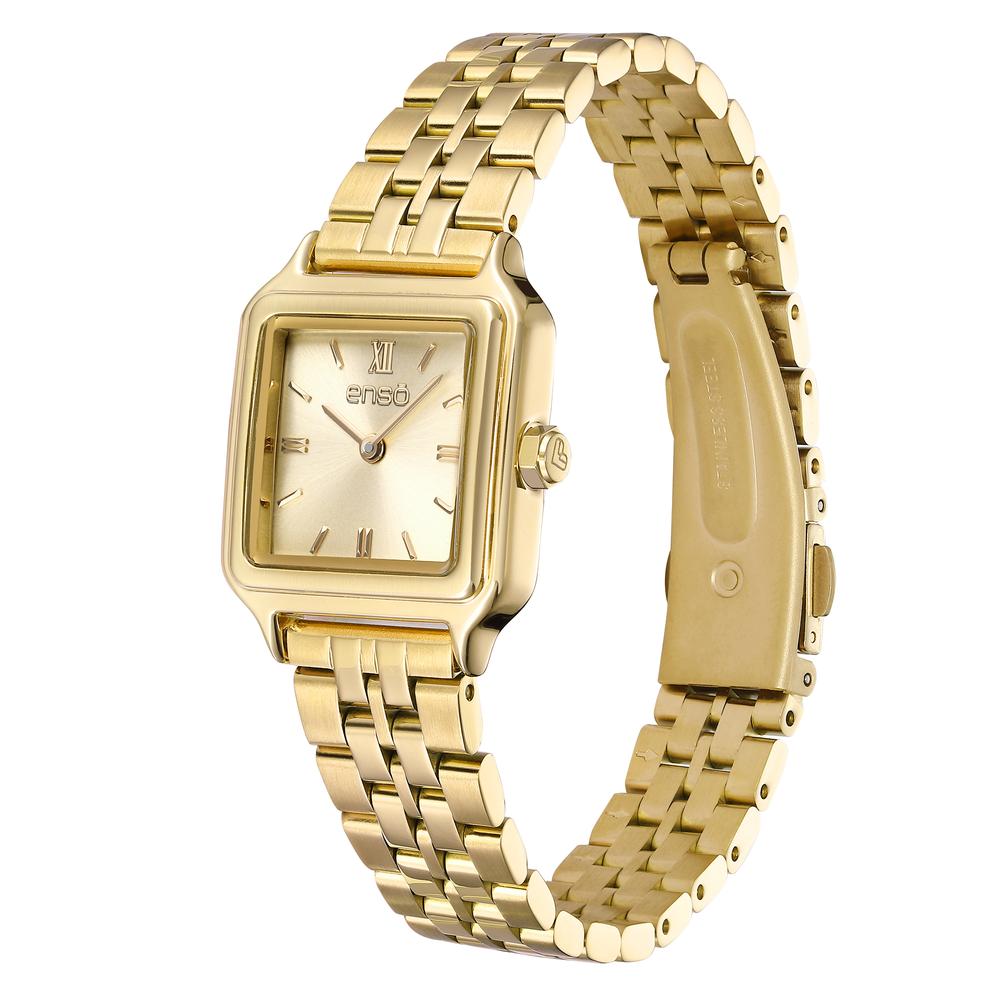 Foto 3 pulgar | Reloj De Pulsera Enso Para Mujer Ew2536l4 Dorado