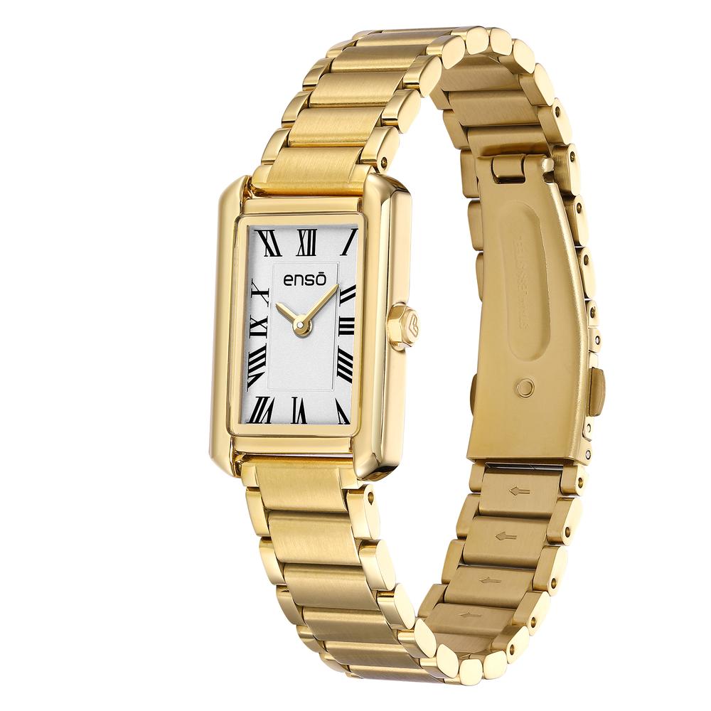 Foto 3 pulgar | Reloj De Pulsera Enso Para Mujer Ew2535l3 Dorado