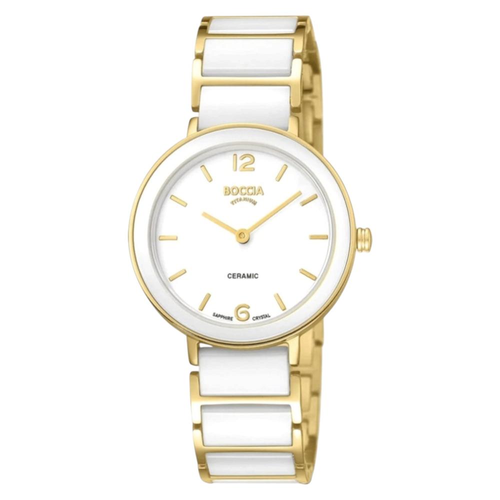 Reloj Boccia Titanium 3311-03a Ladies-blanco