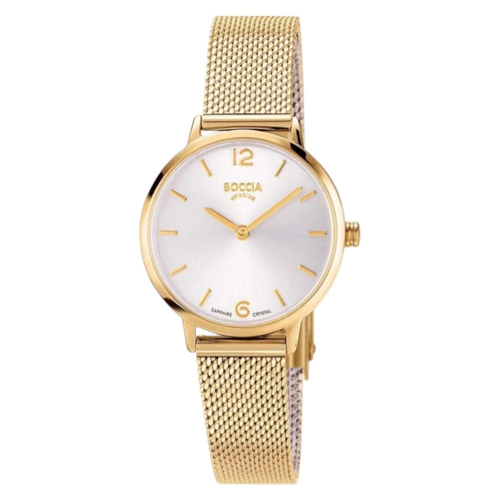 Reloj Boccia Titanium 3345-03 Ladies-dorado $3,019