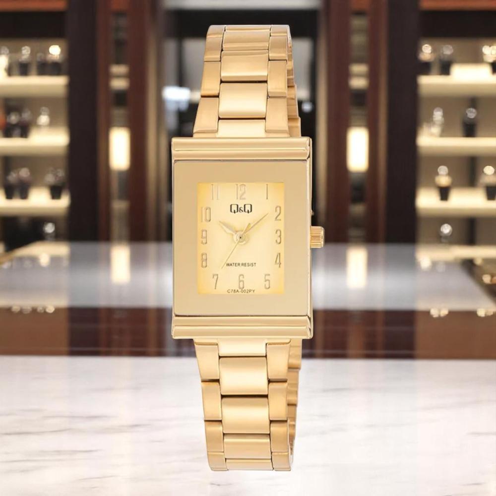 Foto 3 | Reloj Q&q C78a-002py  Ladies-dorado