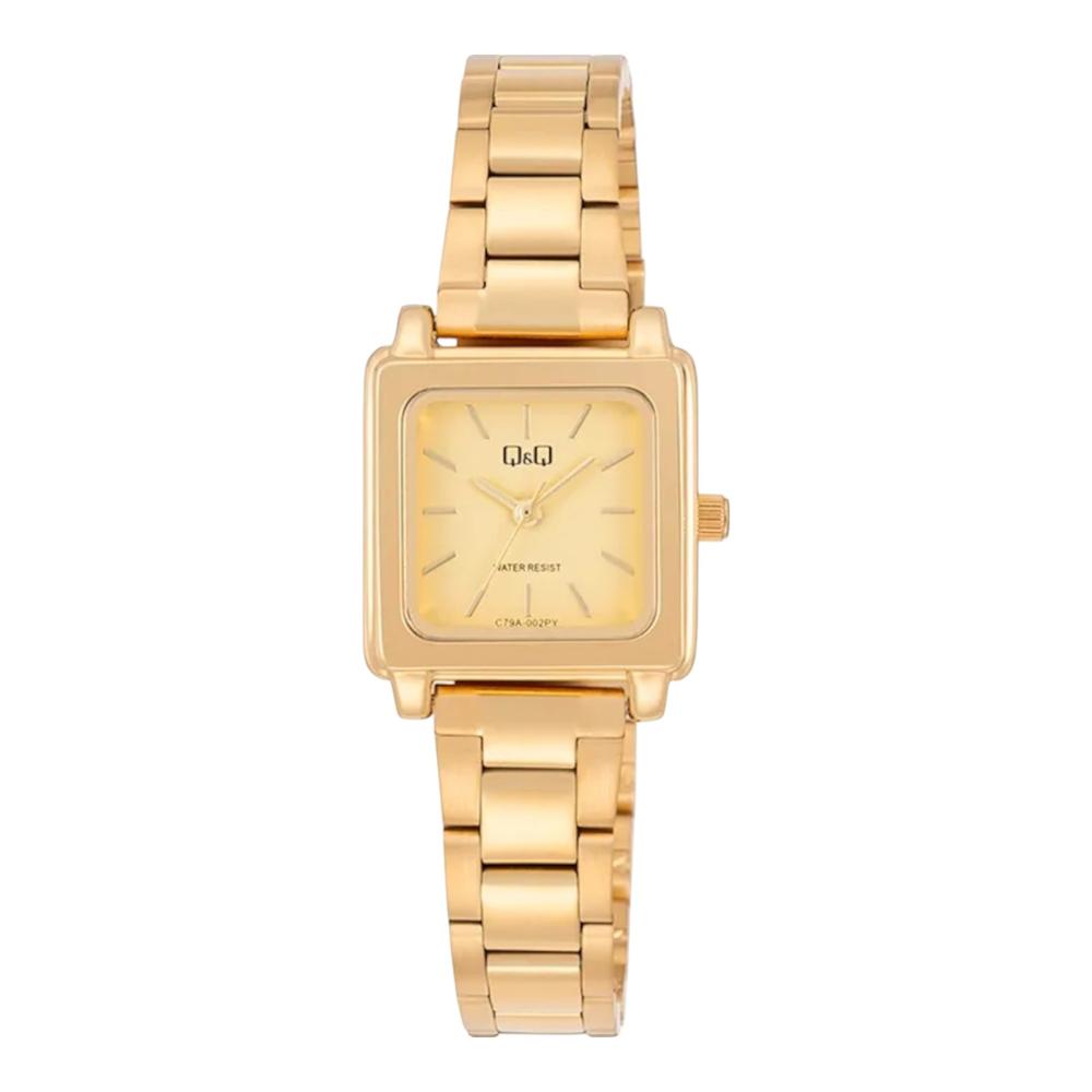 Foto 2 pulgar | Reloj Q&q C79a-002py  Ladies-dorado