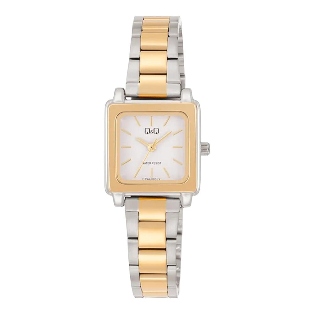 Reloj Q&q C79a-003py  Ladies-acero