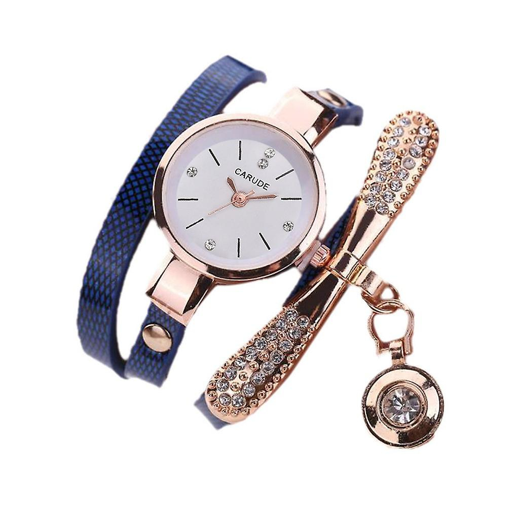 Reloj De Pulsera Huoguo Para Mujer  Analógico  Cuarzo  Con Diamantes De Imitación - Venta Internacional.
