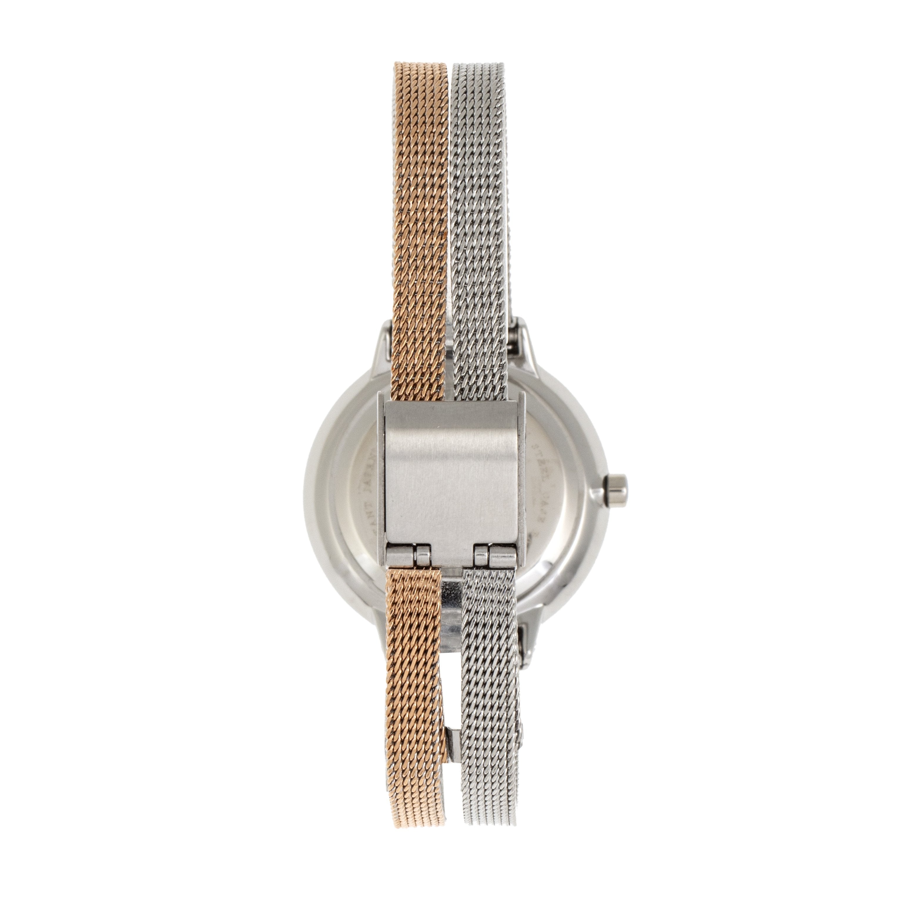 Foto 7 pulgar | Reloj Pulsera Sophie And Freda Sedona Dorada/naranja Para Mujer - Venta Internacional.