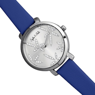 Foto 4 | Reloj Sophie & Freda Key West De Piel Con Cristales De Swarovski - Venta Internacional.