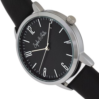 Foto 4 | Reloj Sophie And Freda Vancouver Correa De Piel Gris - Venta Internacional.