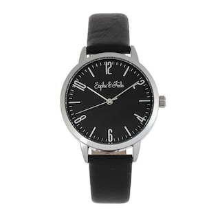 Foto 7 | Reloj Sophie And Freda Vancouver Correa De Piel Gris - Venta Internacional.