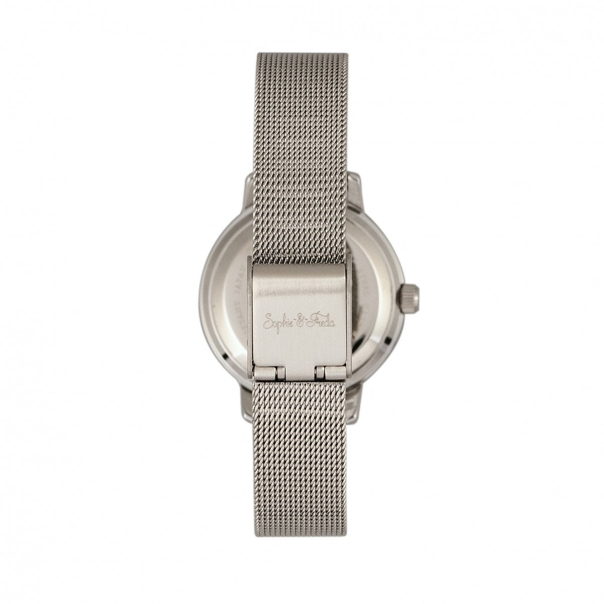 Foto 4 pulgar | Reloj Sophie & Freda Cambridge Con Cristales De Swarovski En Oro Rosa - Venta Internacional.