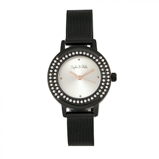 Foto 7 | Reloj Sophie & Freda Cambridge Con Cristales De Swarovski En Oro Rosa - Venta Internacional.