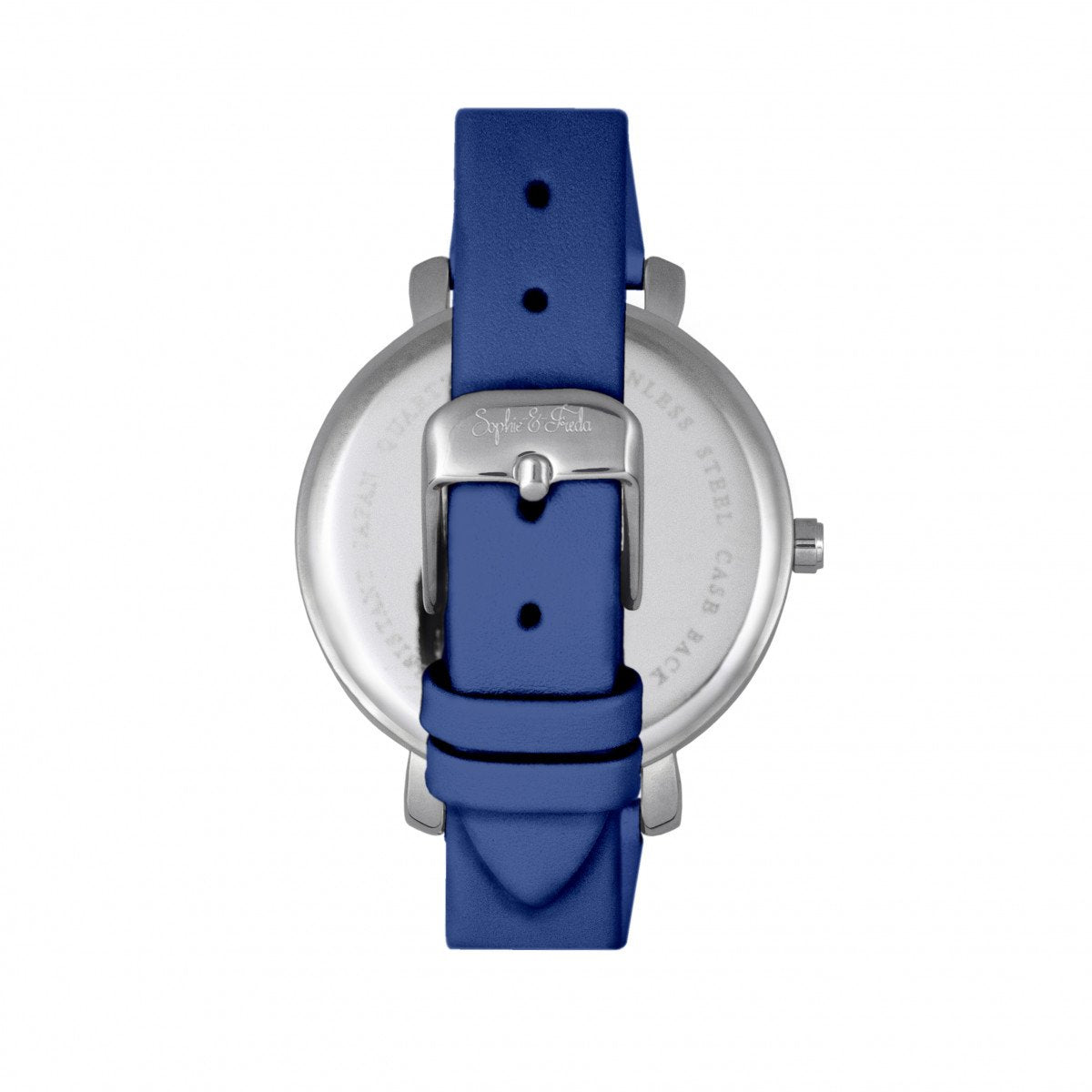 Foto 4 pulgar | Reloj Sophie & Freda Key West De Piel Con Cristales De Swarovski - Venta Internacional.