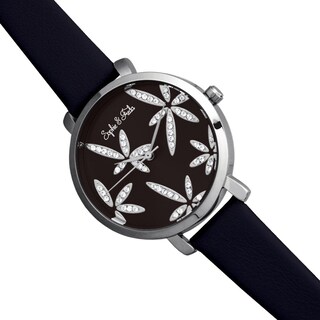Foto 7 | Reloj Sophie & Freda Key West De Piel Con Cristales De Swarovski - Venta Internacional.