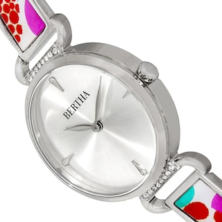 Foto 4 | Reloj: Pulsera Bertha Katherine Con Diseño Esmaltado Color Morado - Venta Internacional.