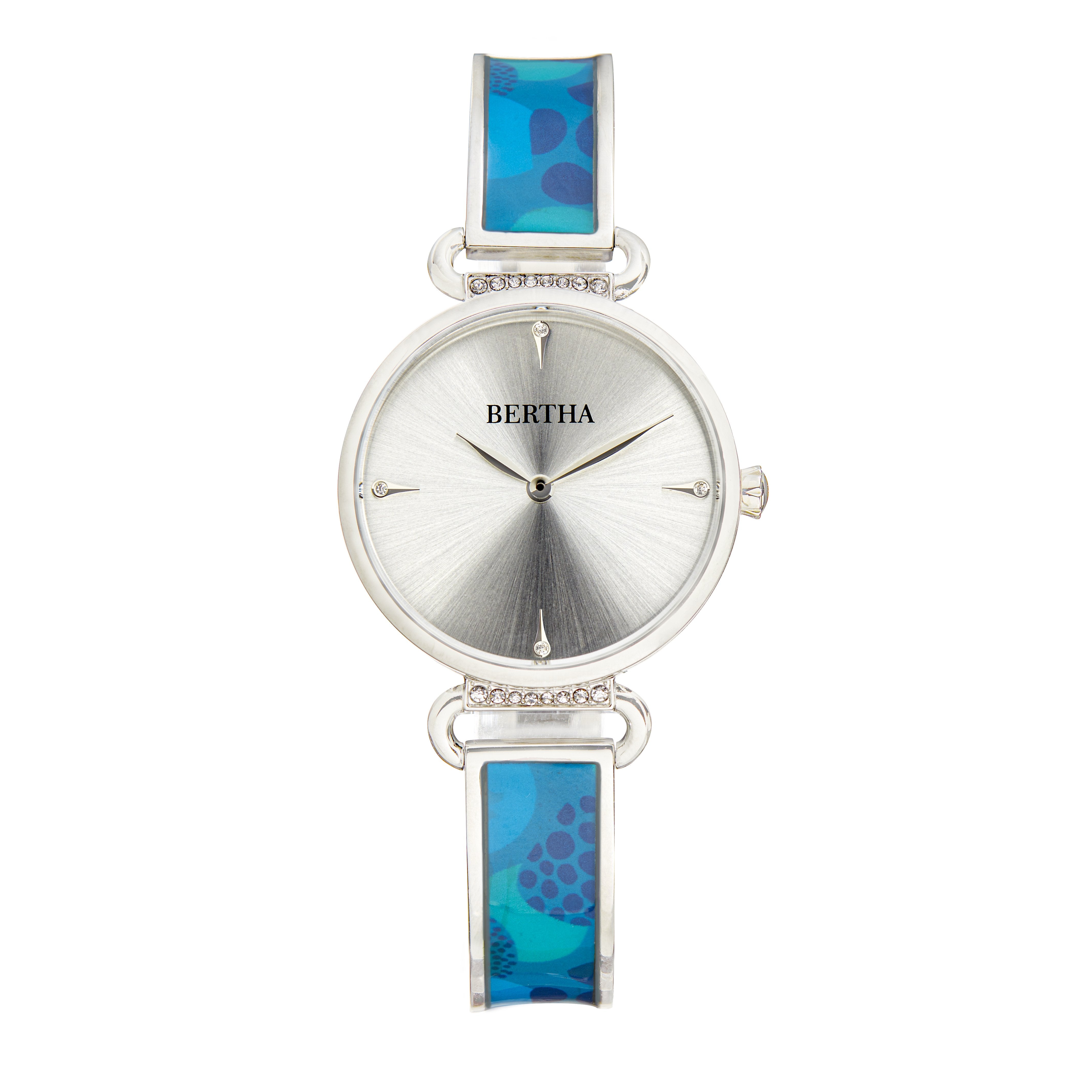Foto 6 pulgar | Reloj: Pulsera Bertha Katherine Con Diseño Esmaltado  Color Morado - Venta Internacional.
