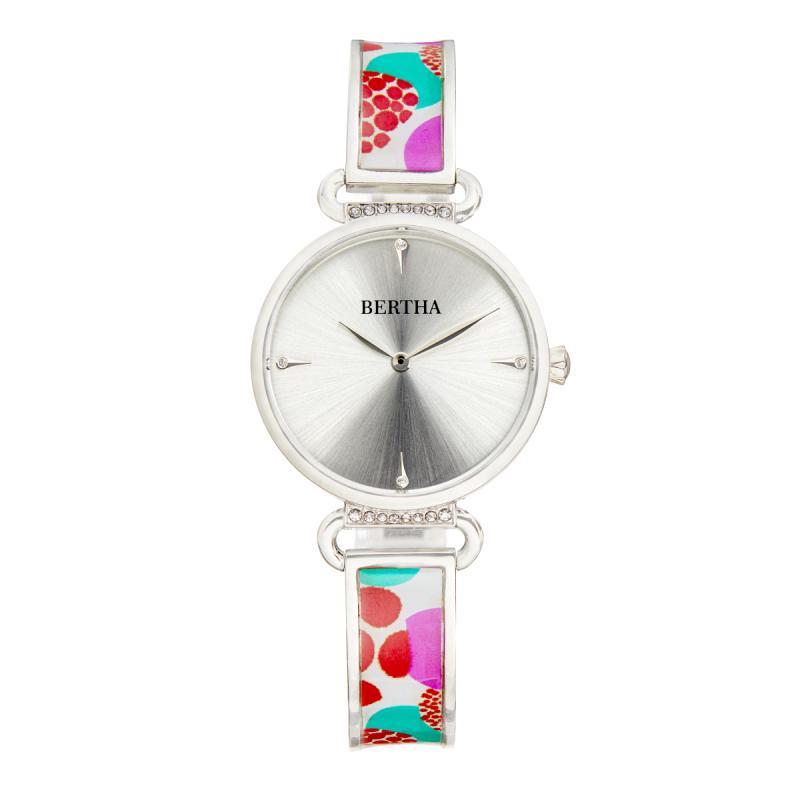 Foto 8 pulgar | Reloj: Pulsera Bertha Katherine Con Diseño Esmaltado  Color Morado - Venta Internacional.