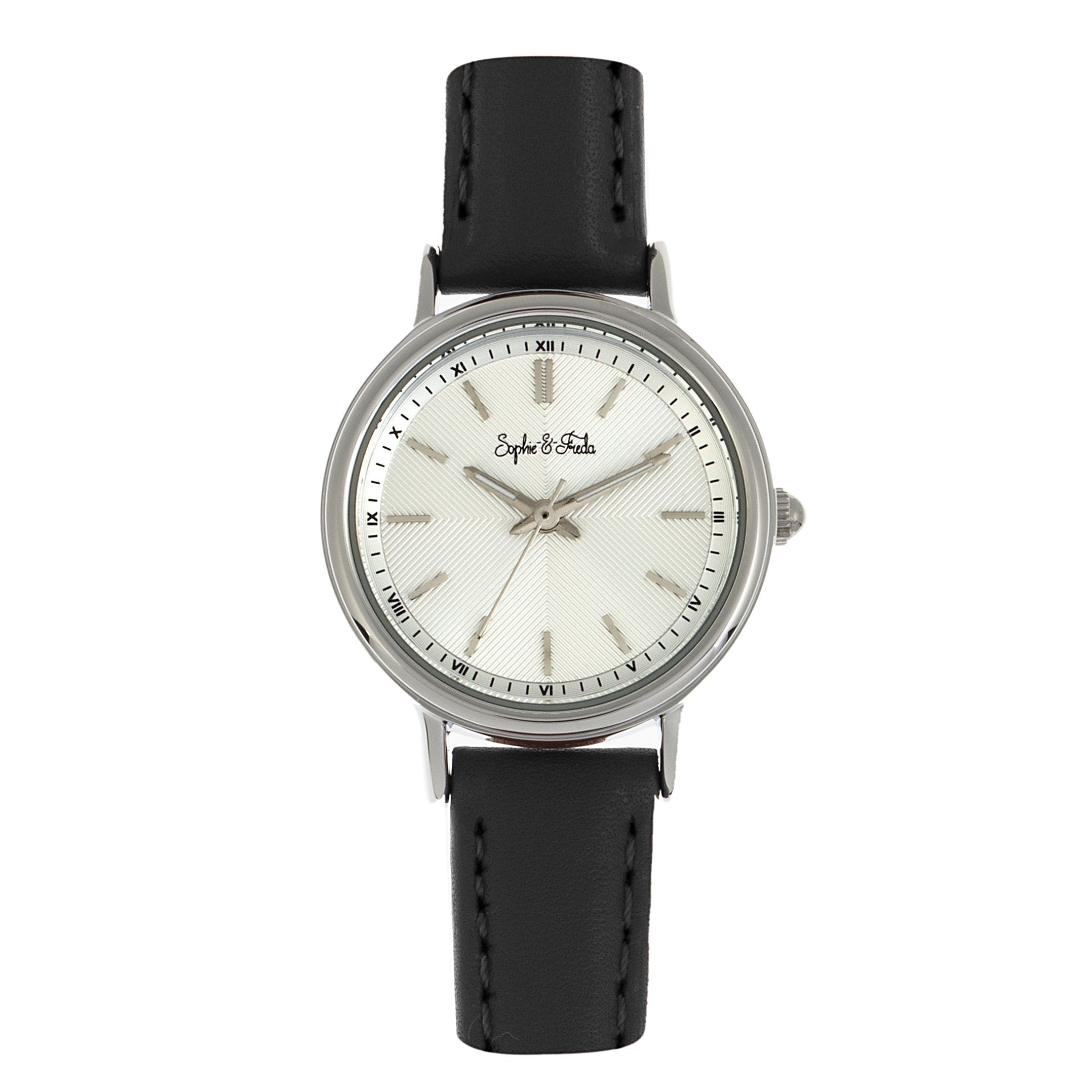 Foto 3 pulgar | Reloj Sophie & Freda Berlin Leather-band Gris Para Mujer - Venta Internacional.