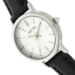 Foto 3 | Reloj Sophie & Freda Berlin Leather-band Gris Para Mujer - Venta Internacional.