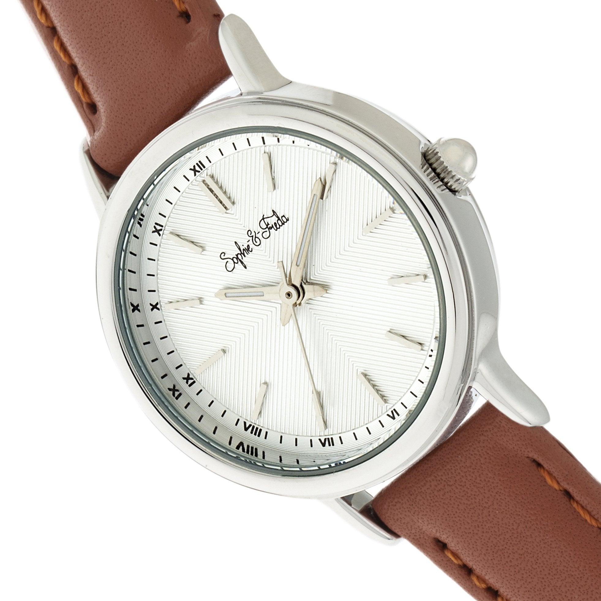Foto 6 pulgar | Reloj Sophie & Freda Berlin Leather-band Gris Para Mujer - Venta Internacional.