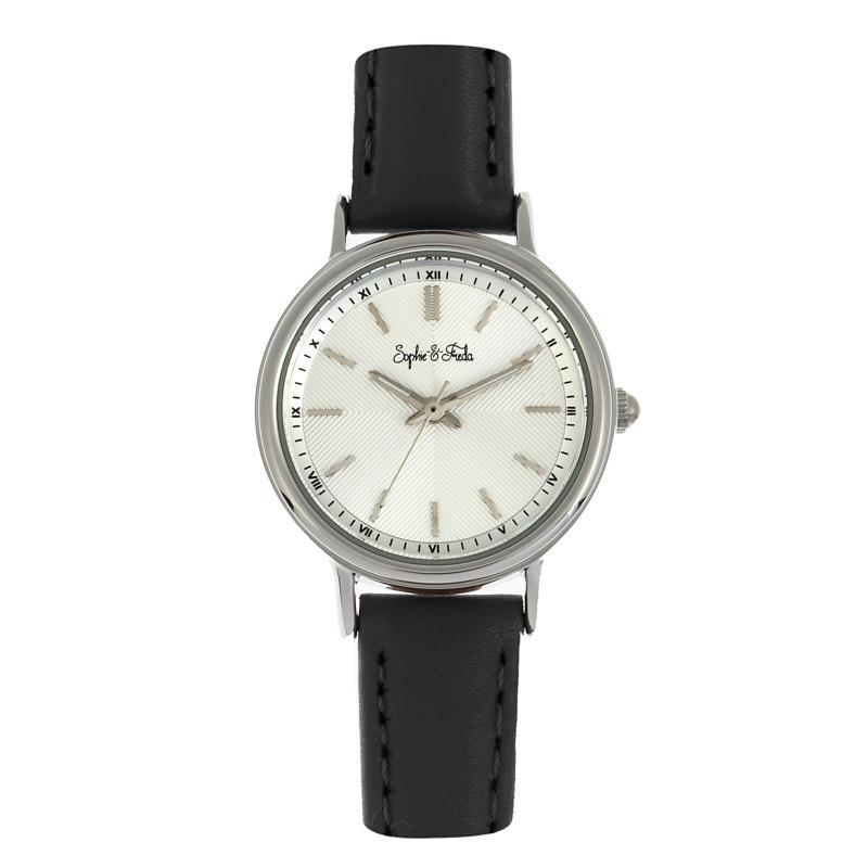 Foto 7 pulgar | Reloj Sophie & Freda Berlin Leather-band Gris Para Mujer - Venta Internacional.