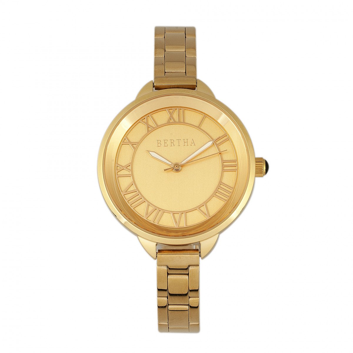 Foto 6 pulgar | Reloj Bertha Madison Sunray Con Esfera Para Mujer  Color Camel/dorado - Venta Internacional.