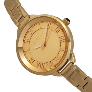 Foto 7 | Reloj Bertha Madison Sunray Con Esfera Para Mujer Color Camel/dorado - Venta Internacional.