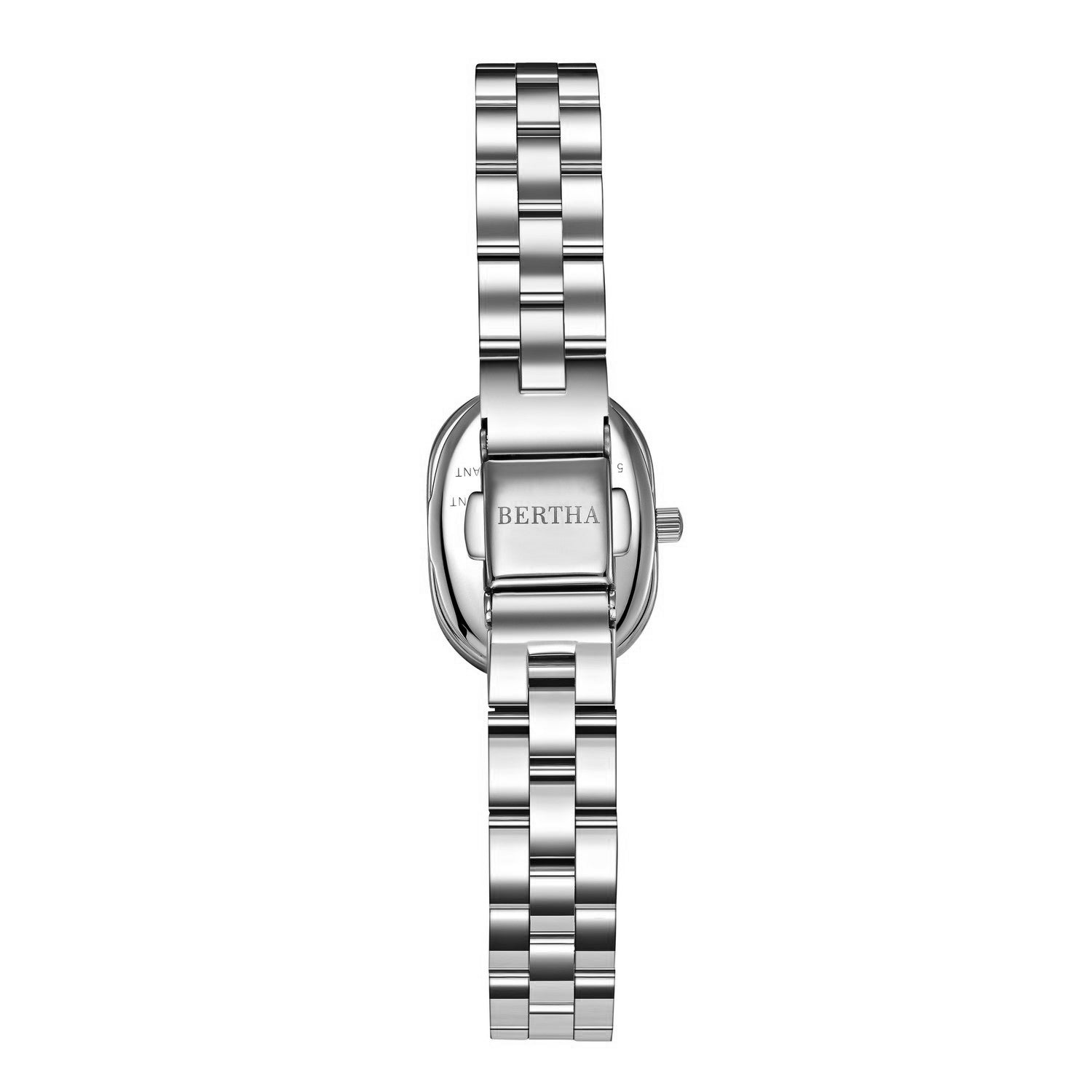 Foto 4 pulgar | Pulsera Watch Bertha Lana En Color Dorado/blanco Para Mujer - Venta Internacional.
