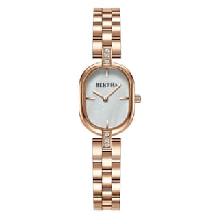 Foto 7 | Pulsera Watch Bertha Lana En Color Dorado/blanco Para Mujer - Venta Internacional.