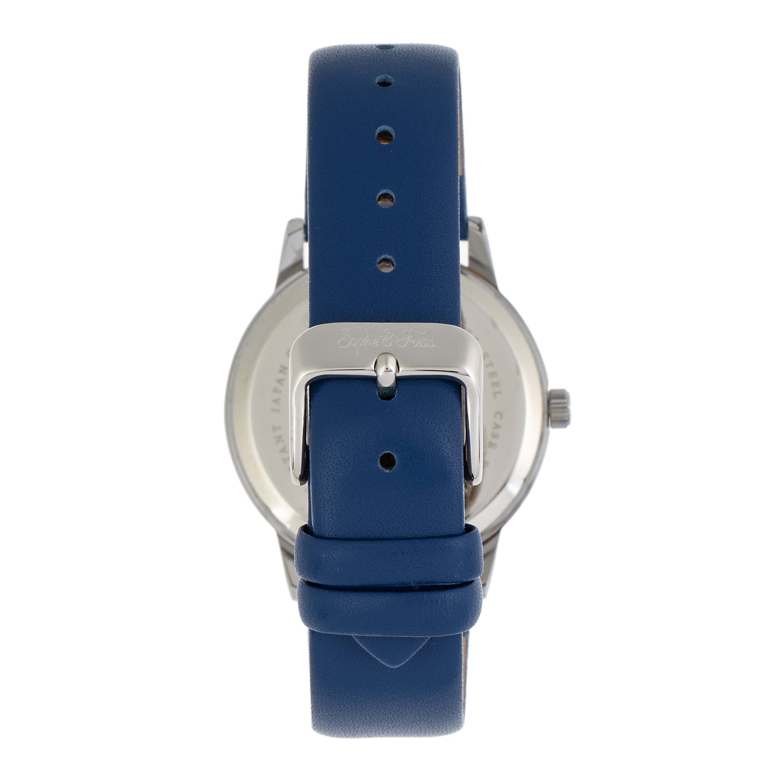 Foto 6 | Reloj Sophie And Freda San Diego Con Correa De Cuero - Azul - Venta Internacional.