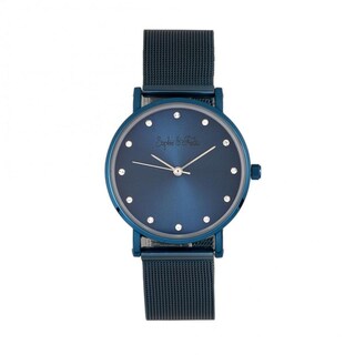Foto 1 | Reloj Sophie & Freda Savannah Con Cristales De Swarovski En Color Azul - Venta Internacional.
