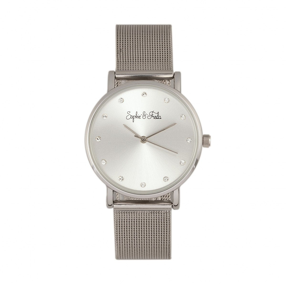 Foto 2 | Reloj Sophie & Freda Savannah Con Cristales De Swarovski En Color Azul - Venta Internacional.