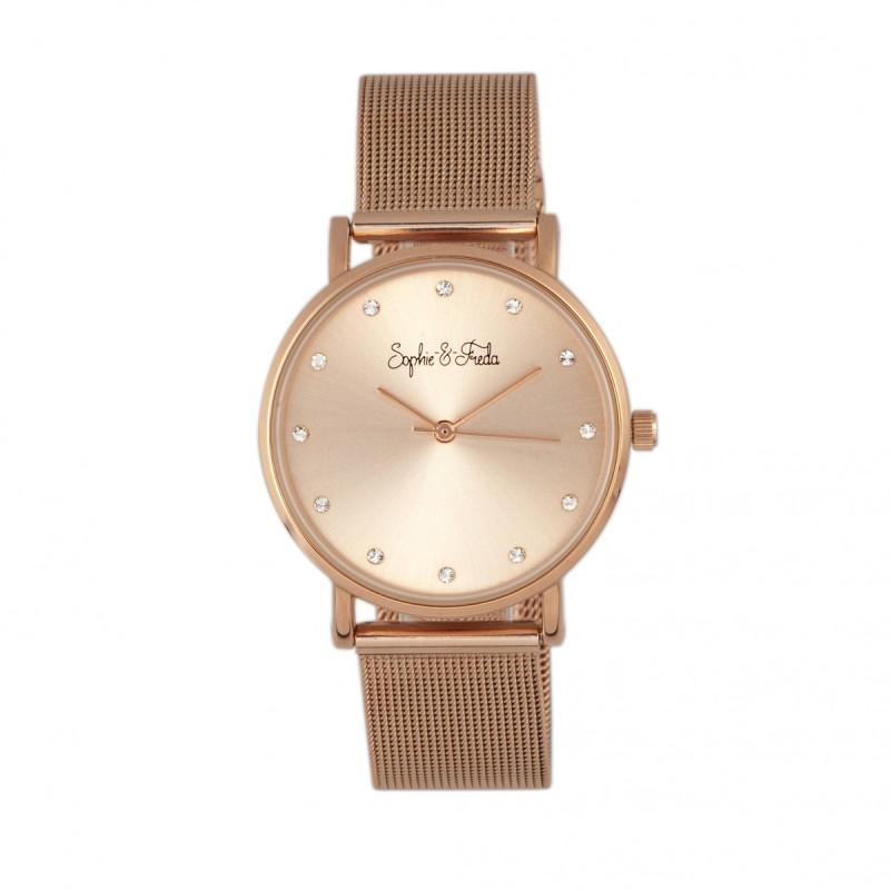 Foto 7 | Reloj Sophie & Freda Savannah Con Cristales De Swarovski En Color Azul - Venta Internacional.