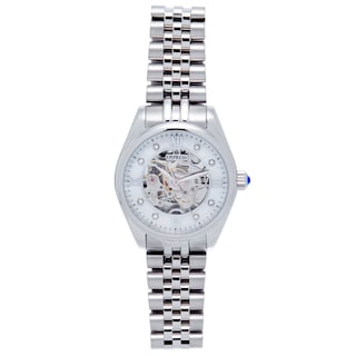 Foto 1 | Reloj Empress Magnolia Pulsera Automática Mop Con Esfera De Esqueleto - Venta Internacional.