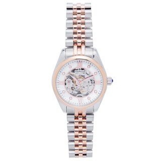 Foto 5 | Reloj Empress Magnolia Pulsera Automática Mop Con Esfera De Esqueleto - Venta Internacional.