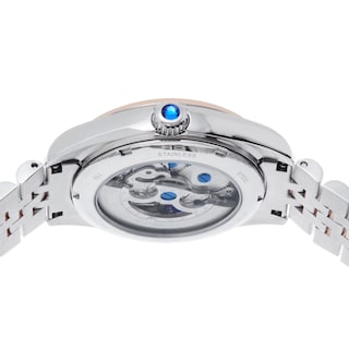 Foto 7 | Reloj Empress Magnolia Pulsera Automática Mop Con Esfera De Esqueleto - Venta Internacional.