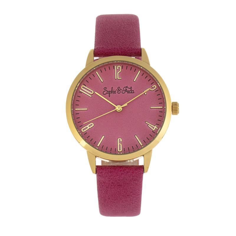 Mira La Correa De Piel Sophie And Freda Vancouver Rosa - Venta Internacional.