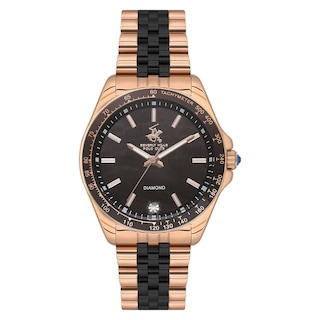 Foto 1 | Reloj Beverly Hills Polo Club Bp3627c.450 Ladies-oro Rosa
