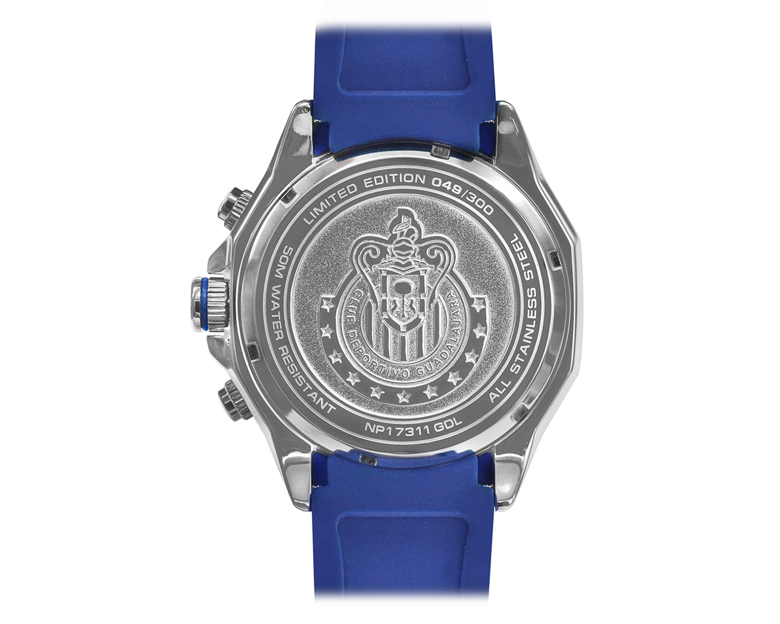 Foto 4 pulgar | Reloj Nivada Chivas 1 color Azul para Caballero de Caucho Azul con Índice