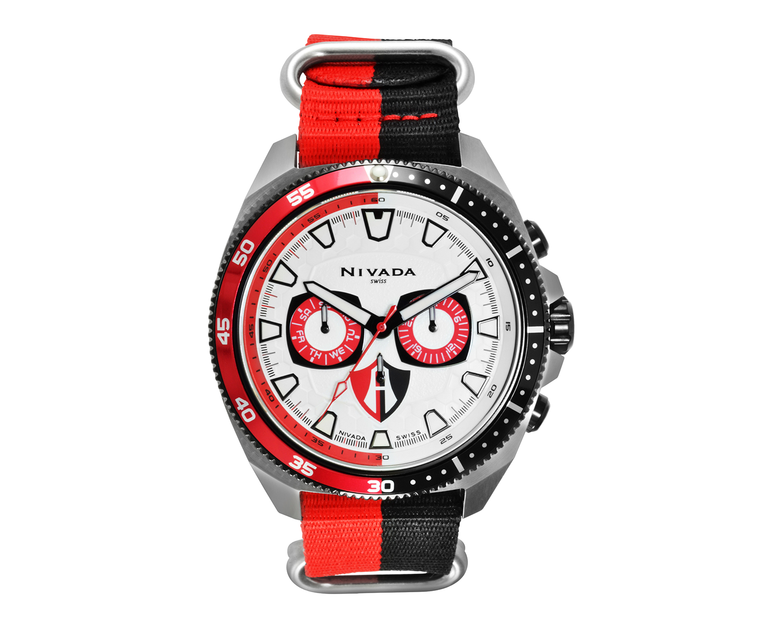 Reloj Nivada Atlas 1 para Caballero Nylon Bicolor Índices