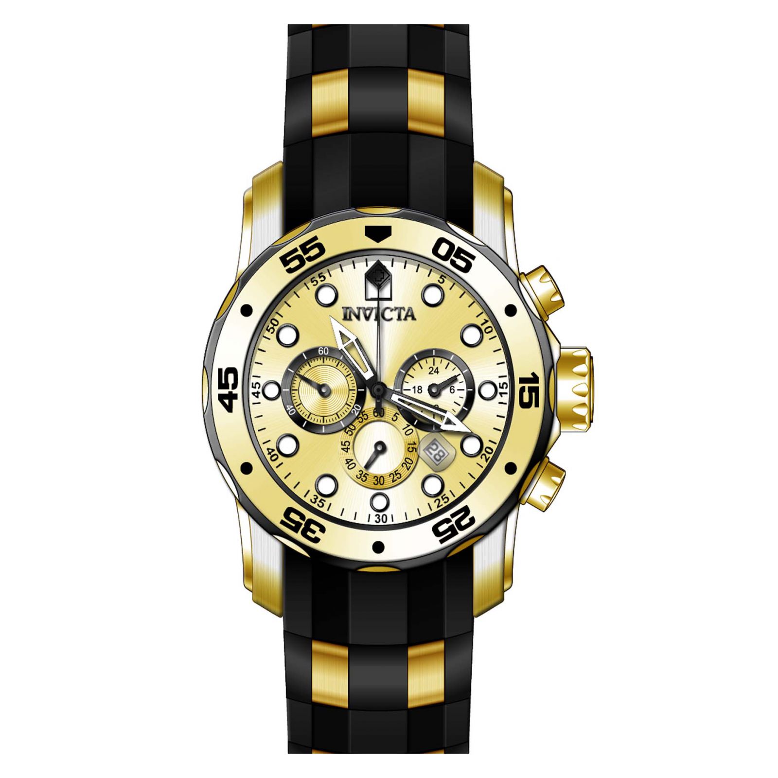 Foto 2 | Reloj Invicta 17885 Acero Inoxidable Unisex color Dorado