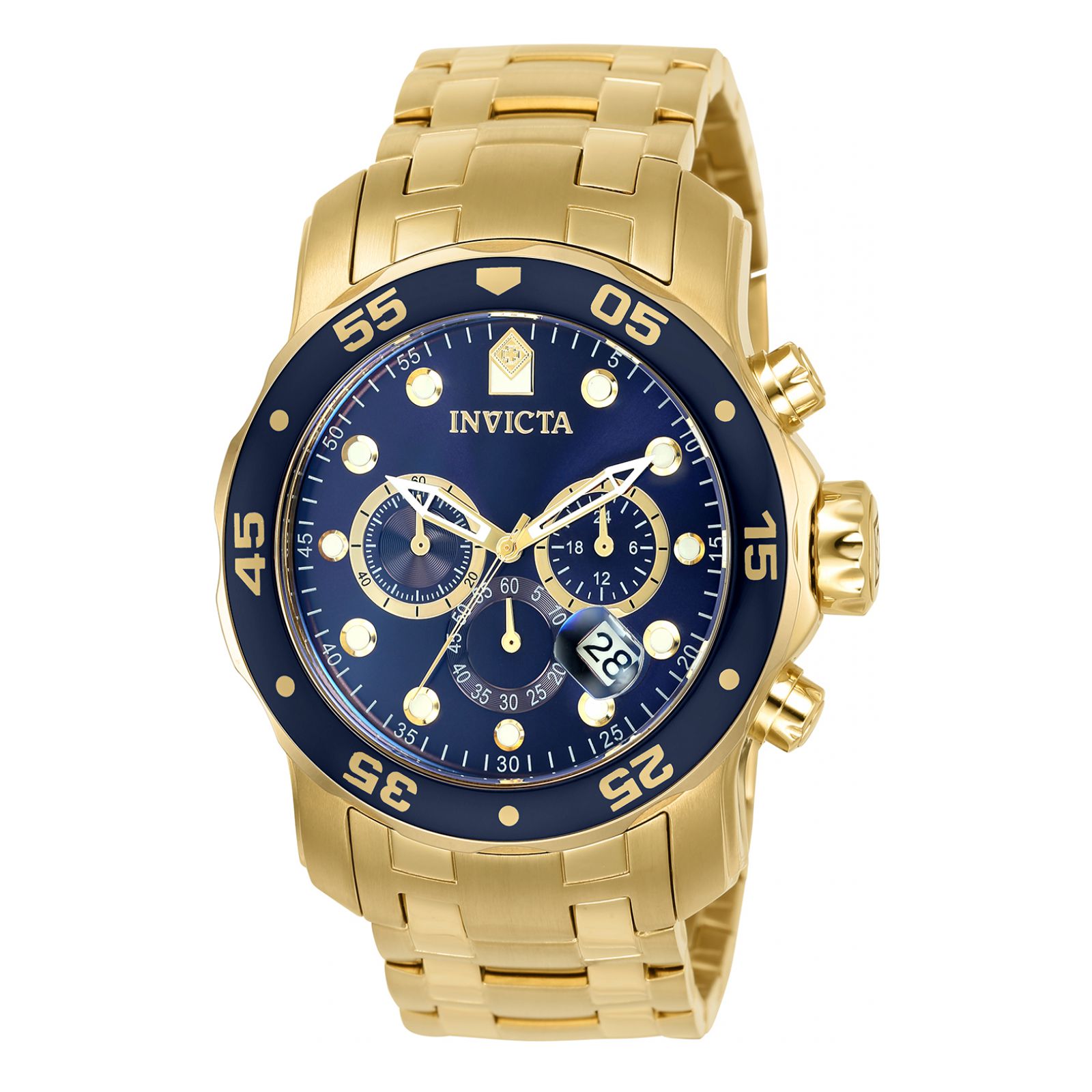 Reloj Invicta 0073 Acero Inoxidable Hombre Dorado