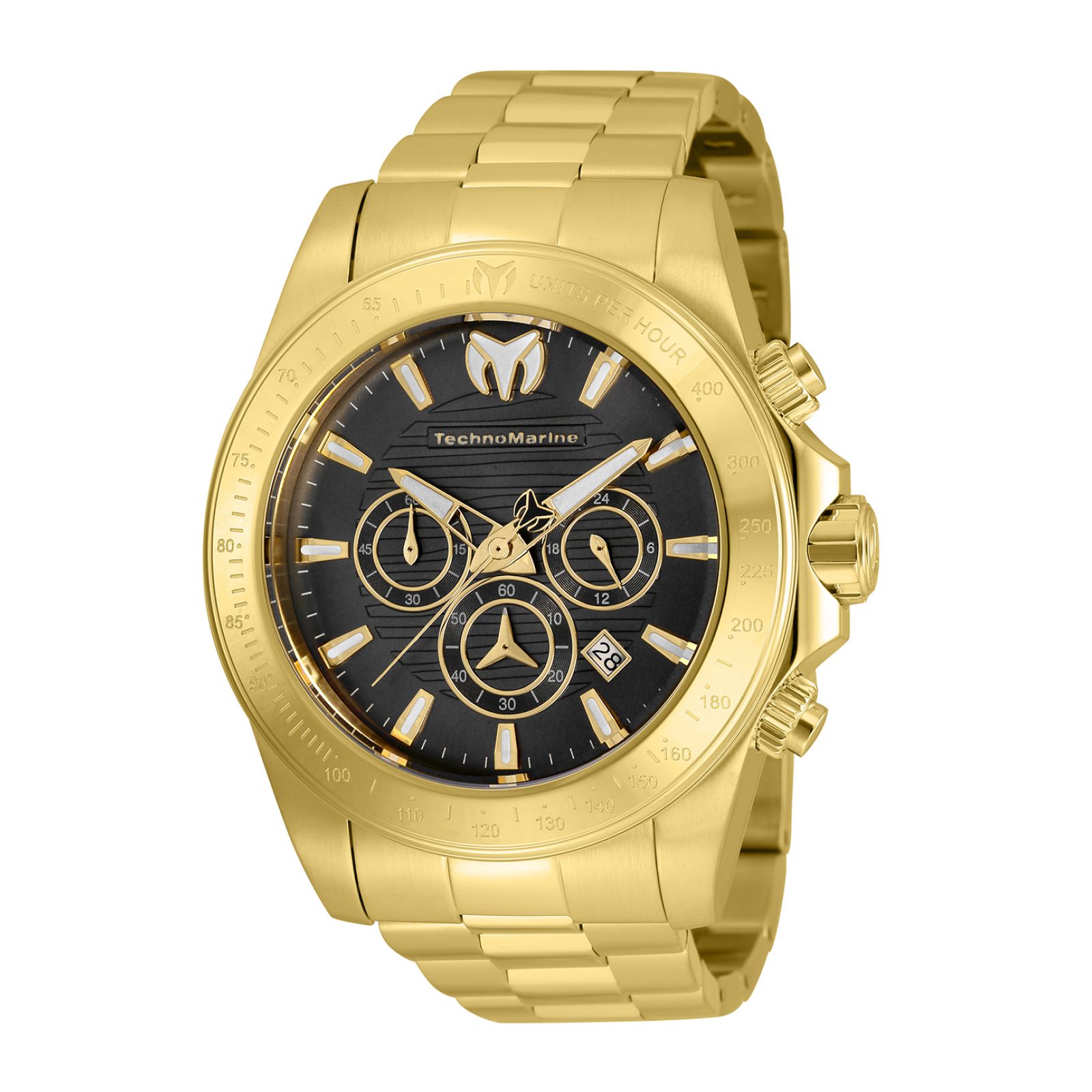 Foto 2 pulgar | Reloj Technomarine Tm-220131 Dorado de Acero Inoxidable para Hombre